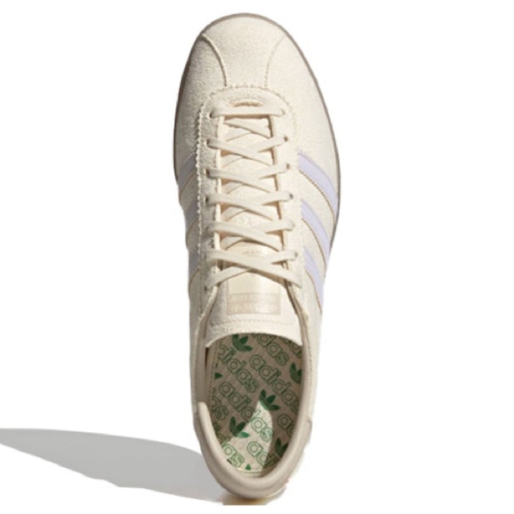 adidas Originals [9.5/11] Tobacco Gruen Suede 'Cream Bliss' Sneakers GX6940 - Picture 7 of 9